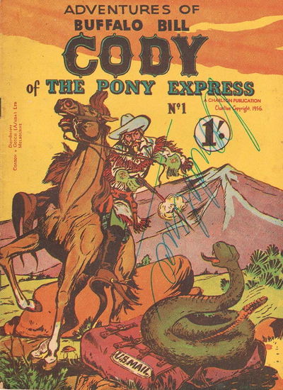 Adventures of Buffalo Bill Cody of the Pony Express (New Century, 1956 series) #1 1956