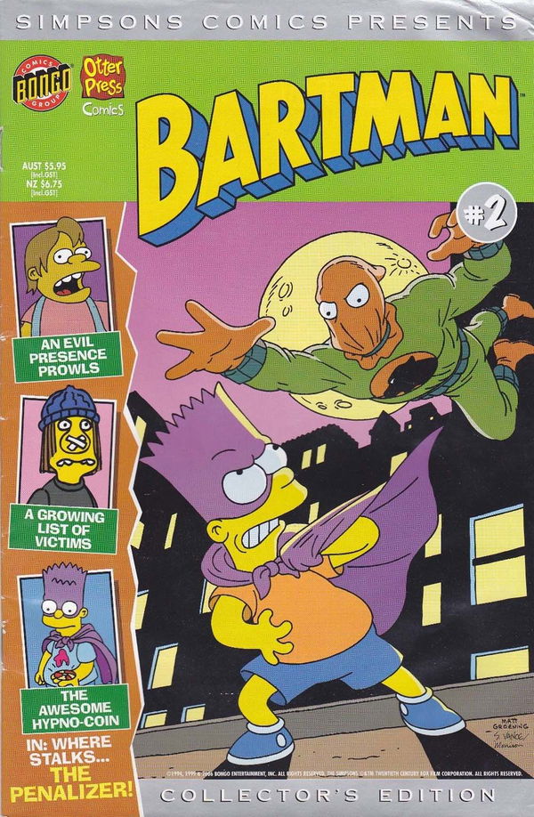 Simpsons Comics Presents Bartman (Otter Press, 2006? series) #2 (2006)