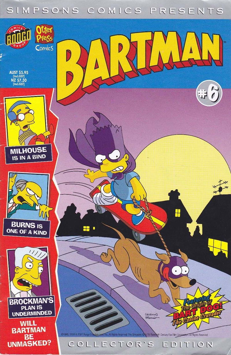 Simpsons Comics Presents Bartman Collector's Edition (Otter Press, 2006? series) #6 (March 2007)