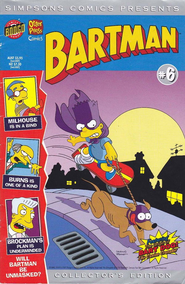 Simpsons Comics Presents Bartman Collector's Edition (Otter Press, 2006? series) #6 (March 2007)