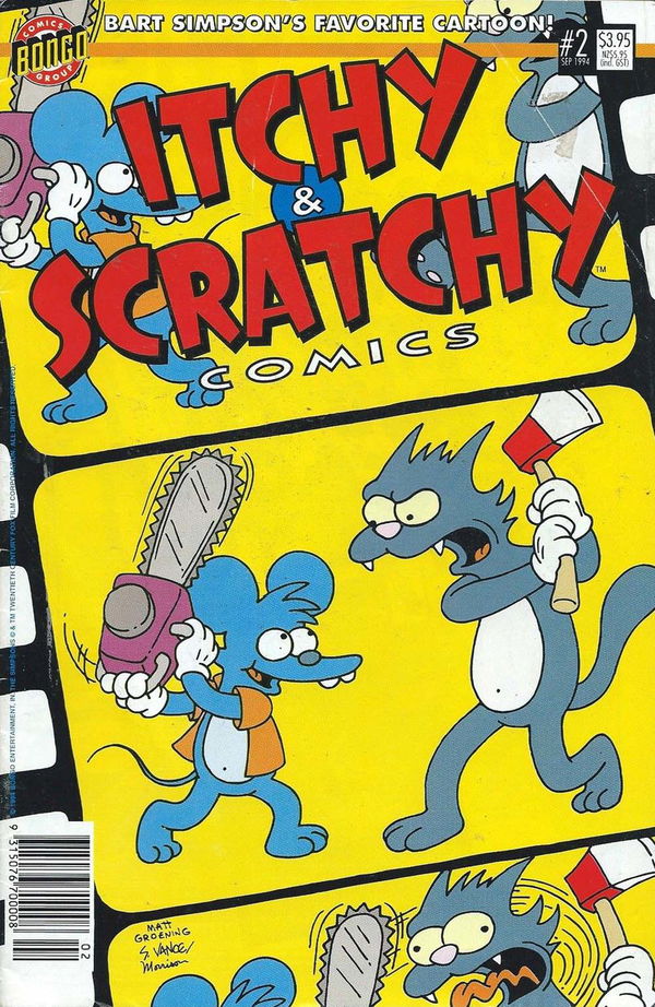 Itchy & Scratchy Comics (Trielle, 1994 series) #2 (September 1994)