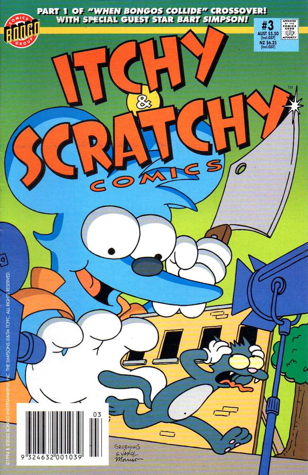 Itchy & Scratchy Comics (Otter Press, 2001? series) #3 (December 2001)