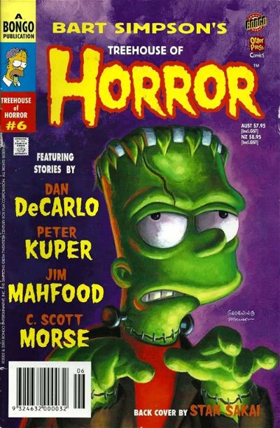 Bart Simpson's Treehouse of Horror (Otter Press, 1995? series) #6 ([2000?])