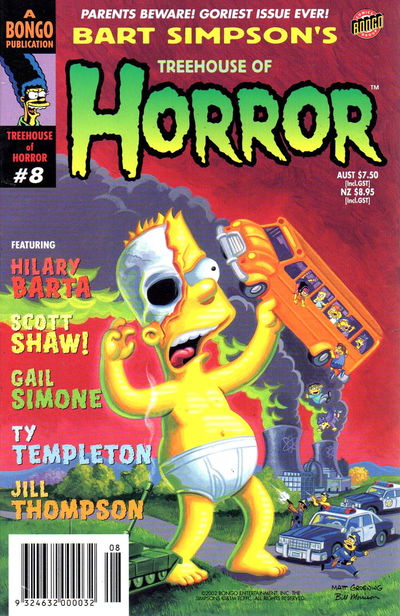 Bart Simpson's Treehouse of Horror (Otter Press, 1995? series) #8 (2002)