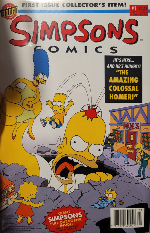 Simpsons Comics (Trielle, 1995 series) #1 (July 1994)