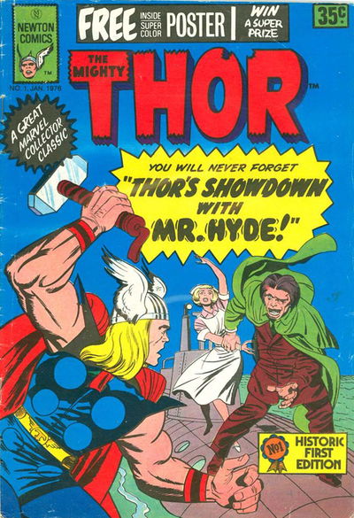 The Mighty Thor (Newton, 1976 series) #1 January 1976