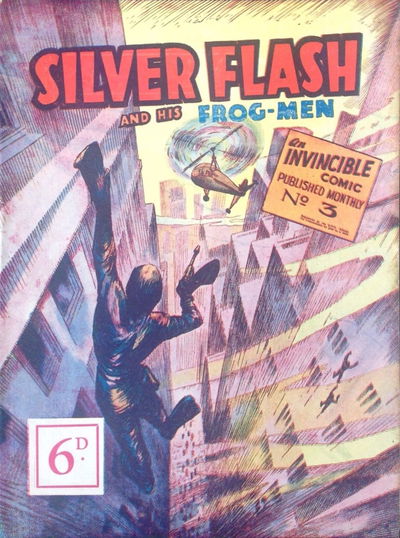 Silver Flash and His Frog-Men (Invincible, 1950 series) #3 [August 1950]