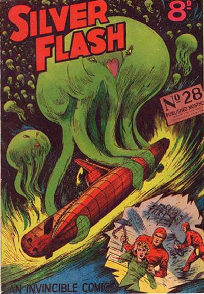 Silver Flash (Invincible, 1951 series) #28 [October 1952]