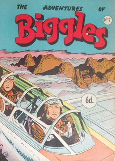 The Adventures of Biggles (Action Comics, 1953 series) #7 ([1954?])