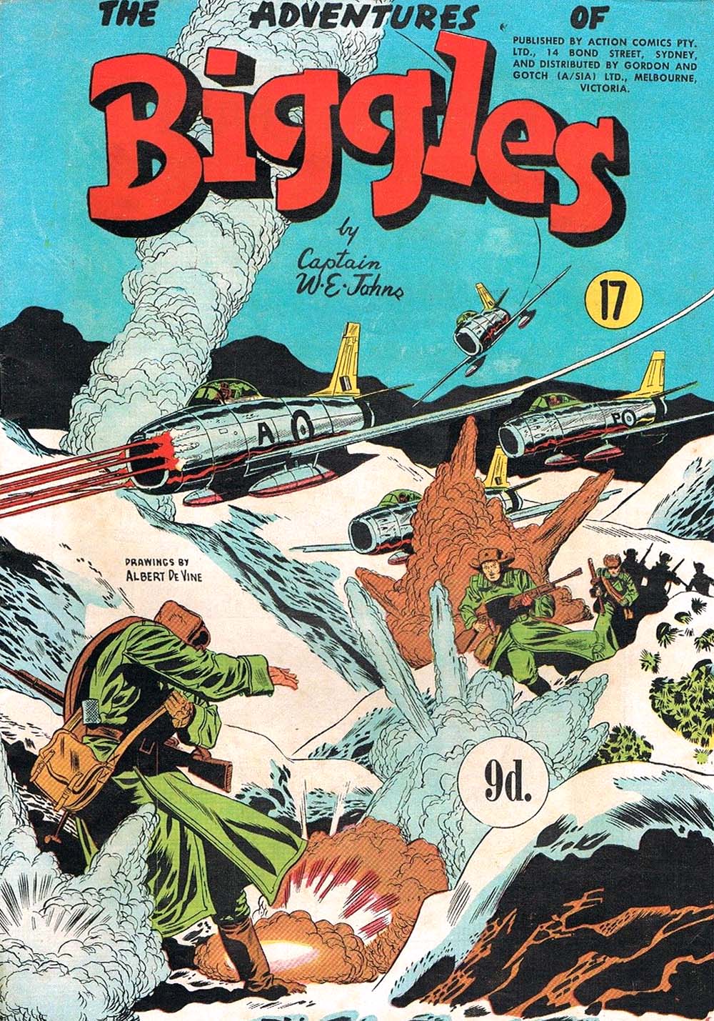 The Adventures of Biggles (Action Comics, 1953 series) #17 ([December 1954?])
