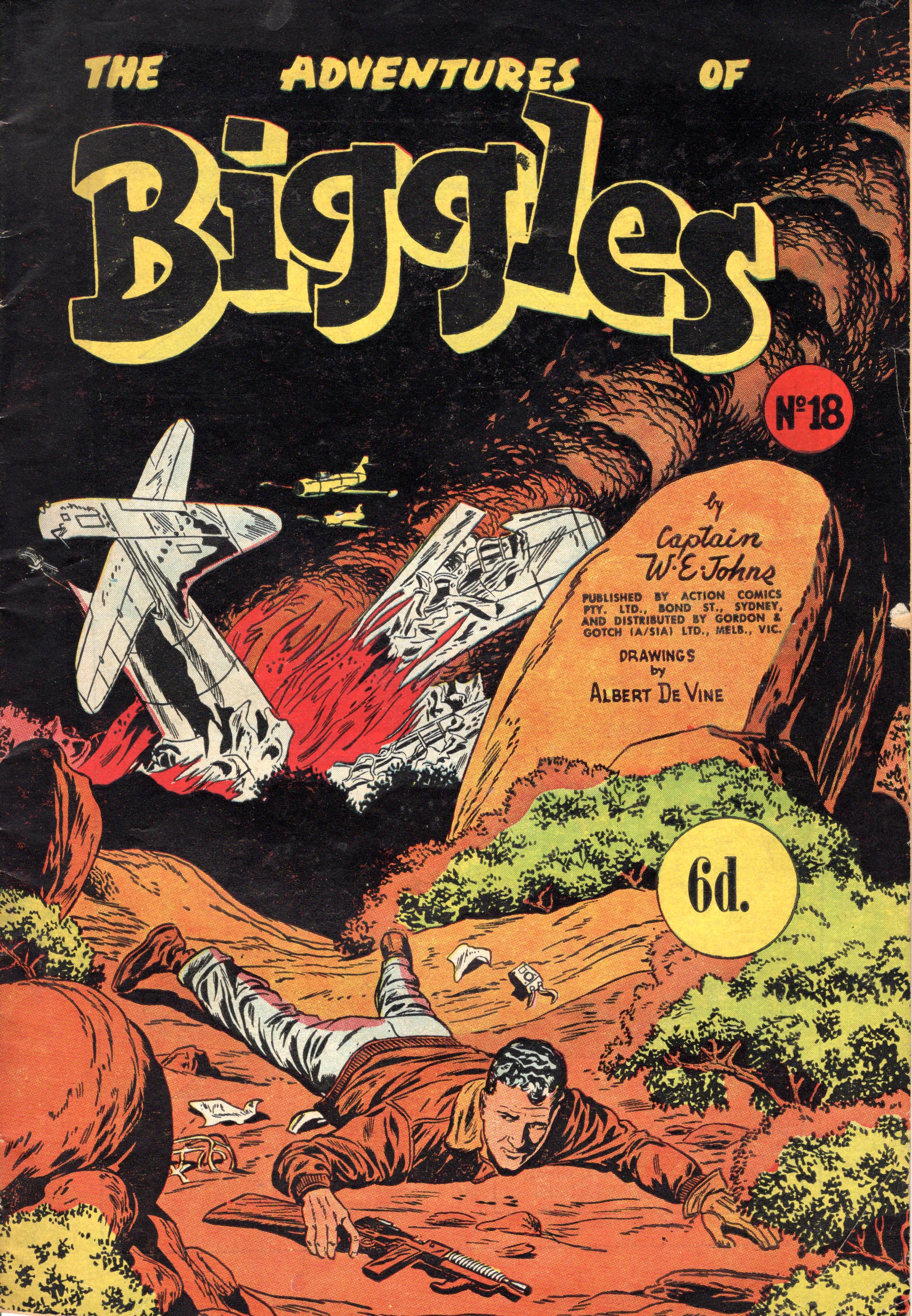 The Adventures of Biggles (Action Comics, 1953 series) #18 ([1955?])