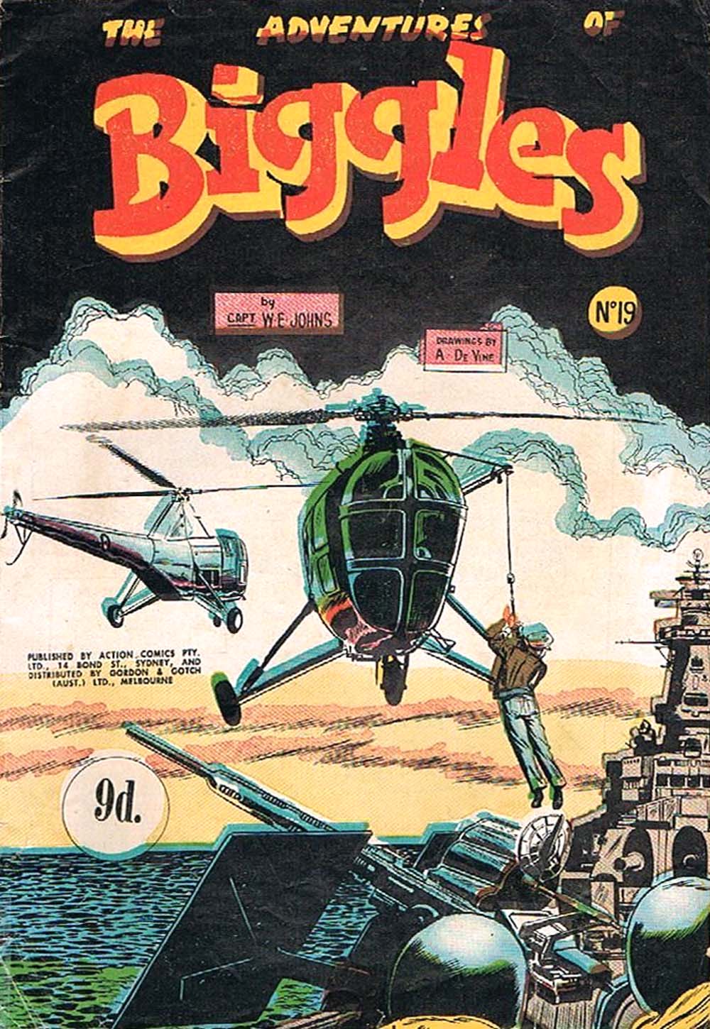 The Adventures of Biggles (Action Comics, 1953 series) #19 ([February 1955?])