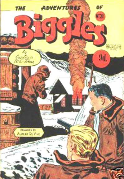 The Adventures of Biggles (Action Comics, 1953 series) #21 [B] (April 1955) ([April 1955?])