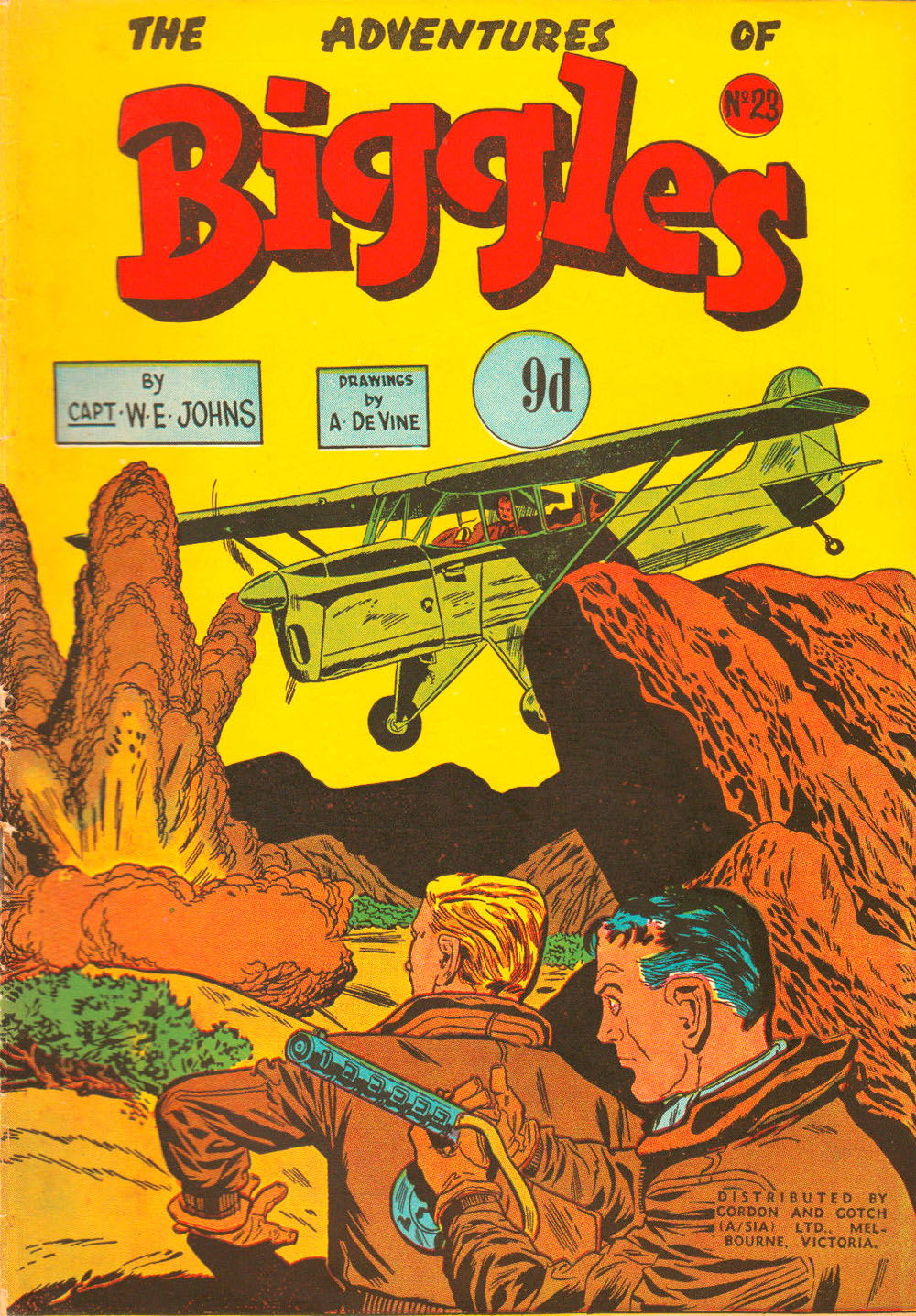 The Adventures of Biggles (Action Comics, 1953 series) #23 ([June 1955?])