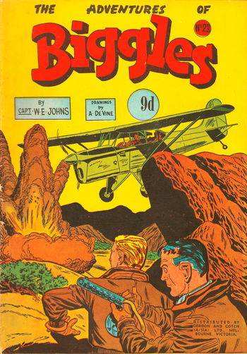 The Adventures of Biggles (Action Comics, 1953 series) #23 ([June 1955?])