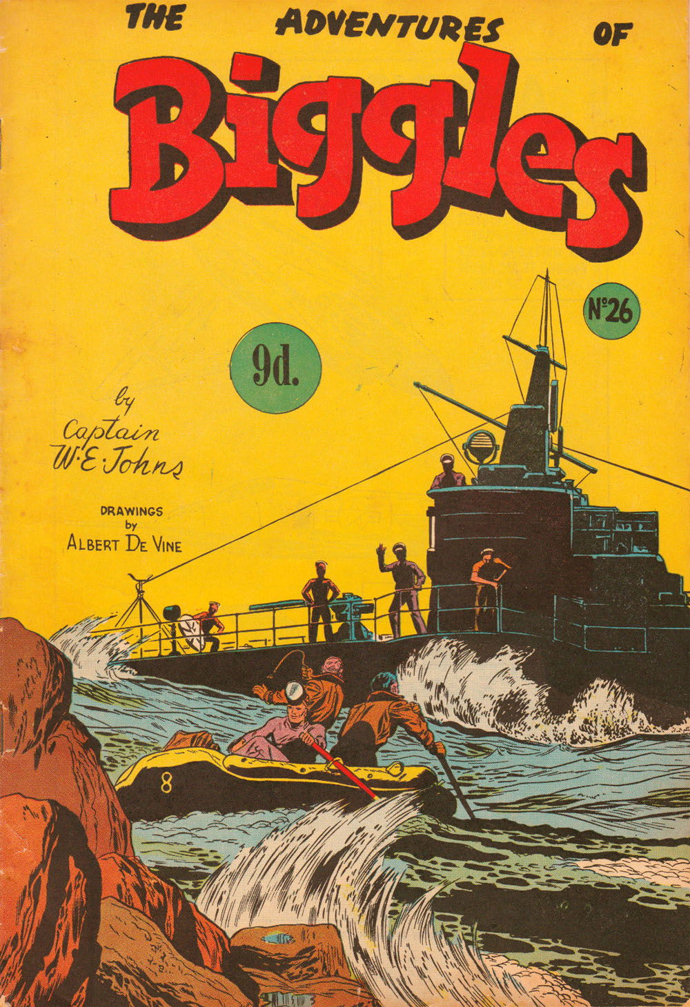 The Adventures of Biggles (Action Comics, 1953 series) #26 ([September 1955?])