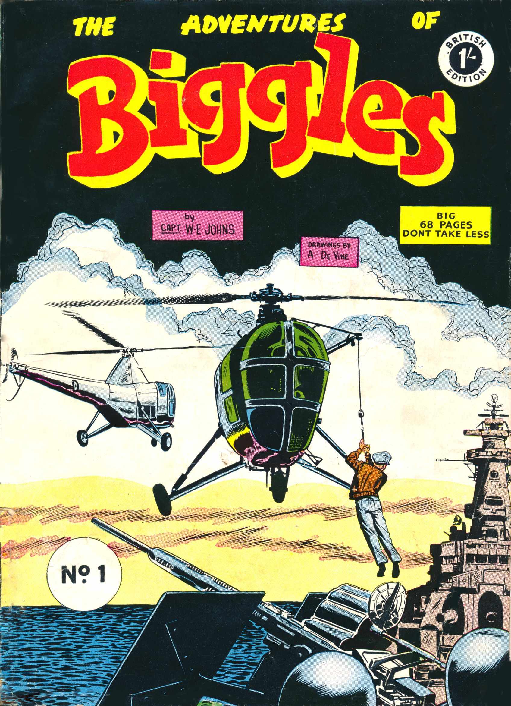 The Adventures of Biggles (Strato, 1959? series) #1 ([April 1959?])
