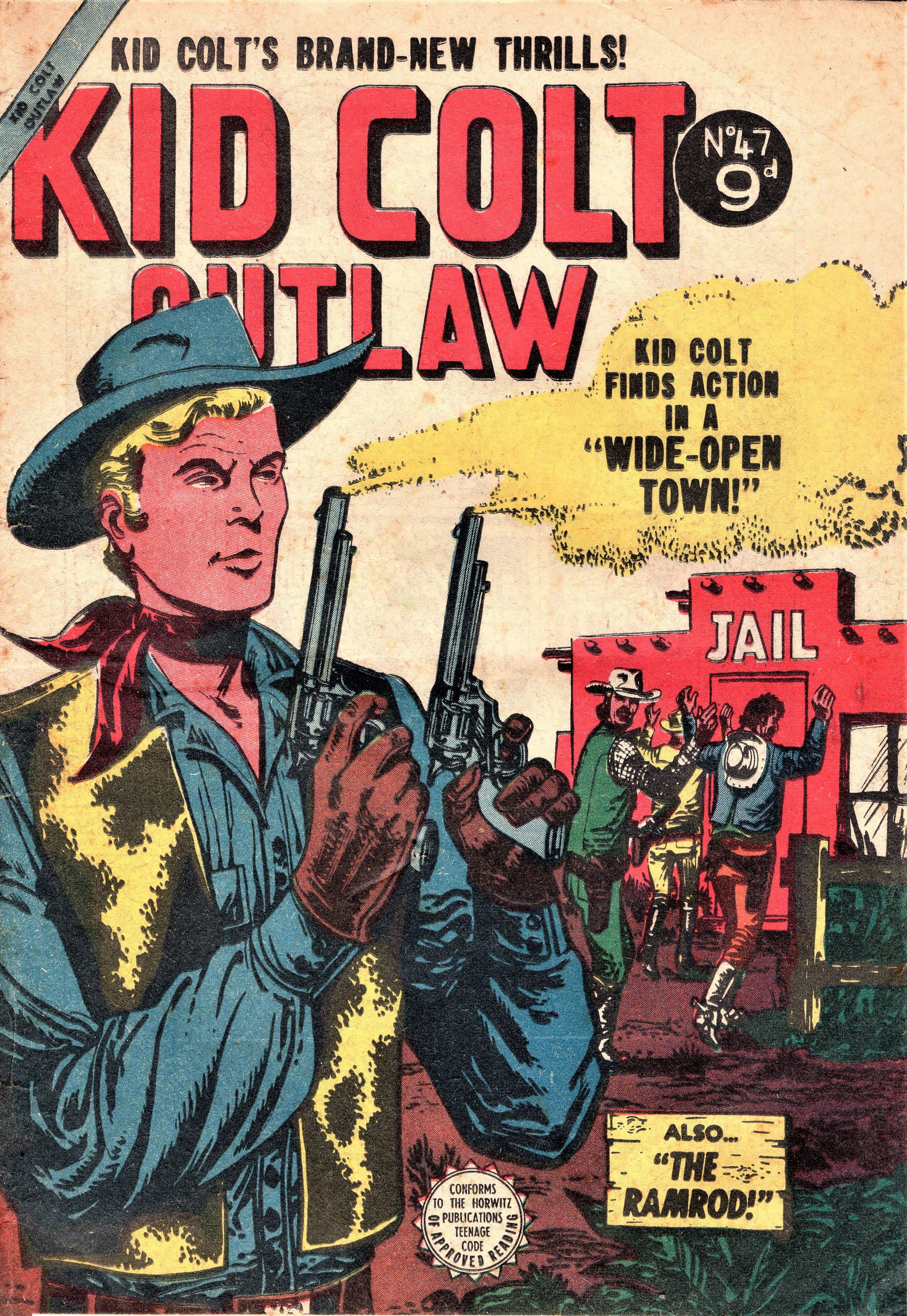 Kid Colt Outlaw (Horwitz, 1955 series) #47 ([September 1955?])