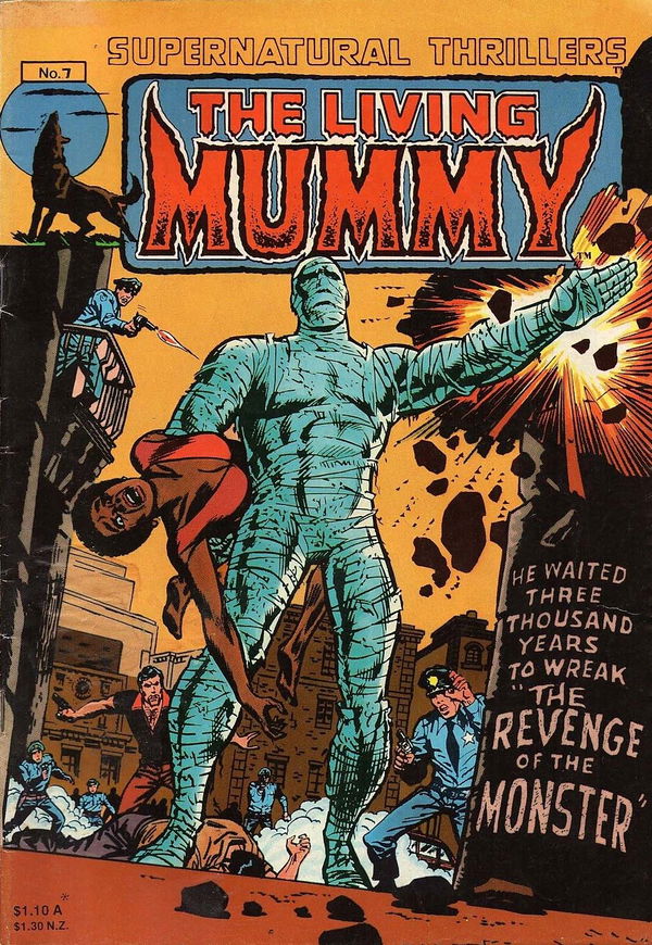 Supernatural Thrillers (Yaffa/Page, 1978 series) #7 ([November 1982?]) —The Living Mummy