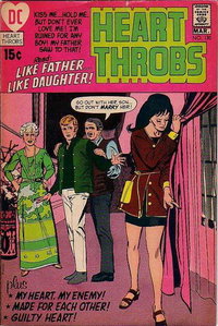 Heart Throbs (DC, 1957 series)  #130 (February-March 1971) — Like Father... Like Daughter!