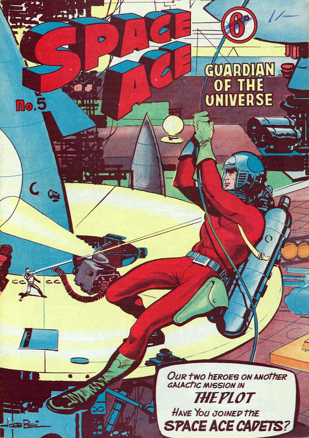 Space Ace Guardian of the Universe (Atlas Publishing, 1960 series) #5 (December 1960)