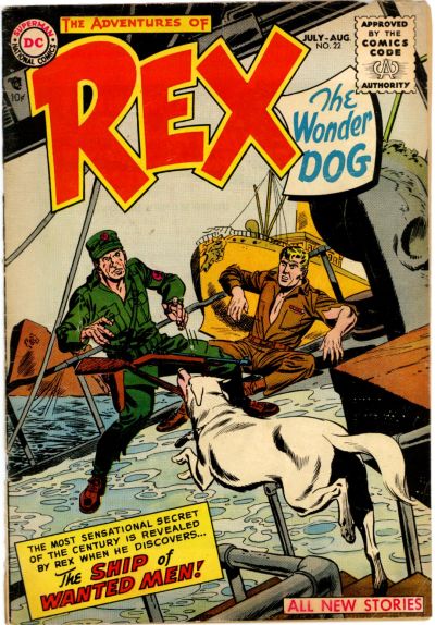 The Adventures of Rex the Wonder Dog (DC, 1952 series) #22 (July-August 1955)