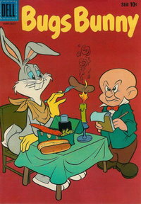 Bugs Bunny (Dell, 1952 series)  #67 (June-July 1959) — Untitled [Sausage Roasting on Candle]