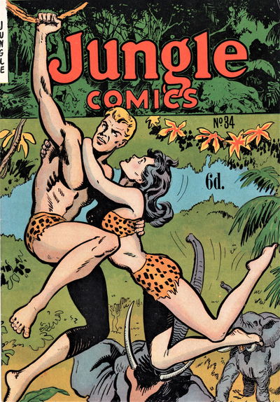 Jungle Comics (HJ Edwards, 1951? series) #34 [1953?]