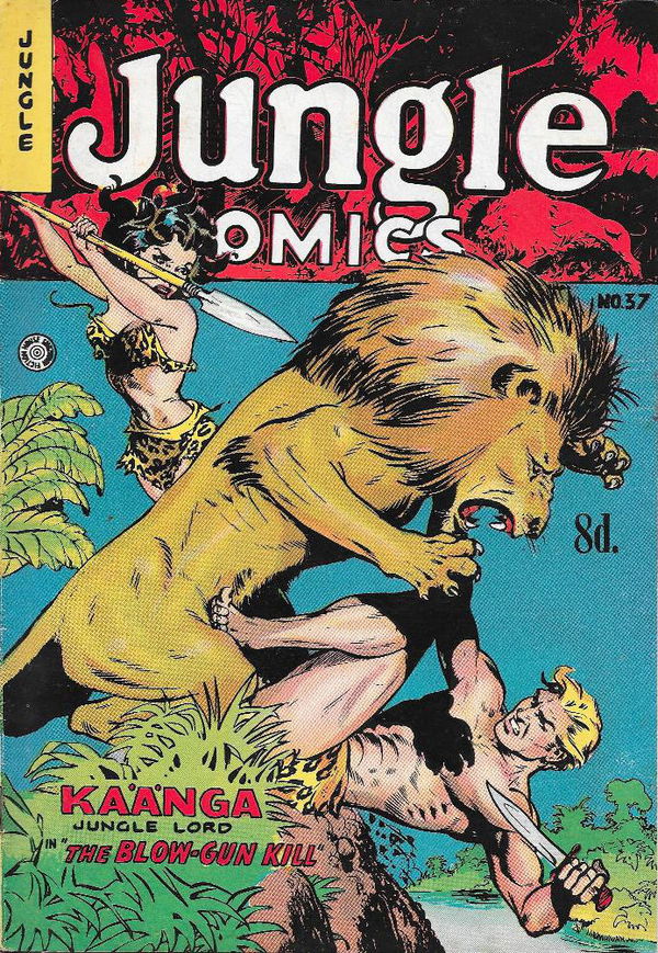 Jungle Comics (HJ Edwards, 1950? series) #37 ([October 1953?])