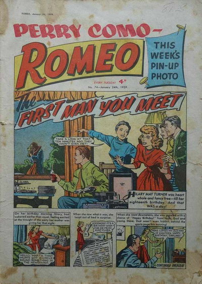 Romeo  #74 (24 January 1959)