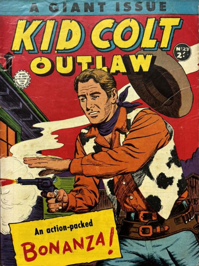 Kid Colt Outlaw: a Giant Western (Horwitz, 1961 series) #23 ([April 1962])