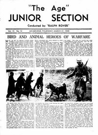 The Age Junior Section  v12#12 (21 March 1940)