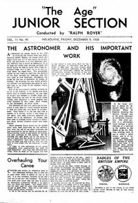 The Age Junior Section  v11#49 (9 December 1938)