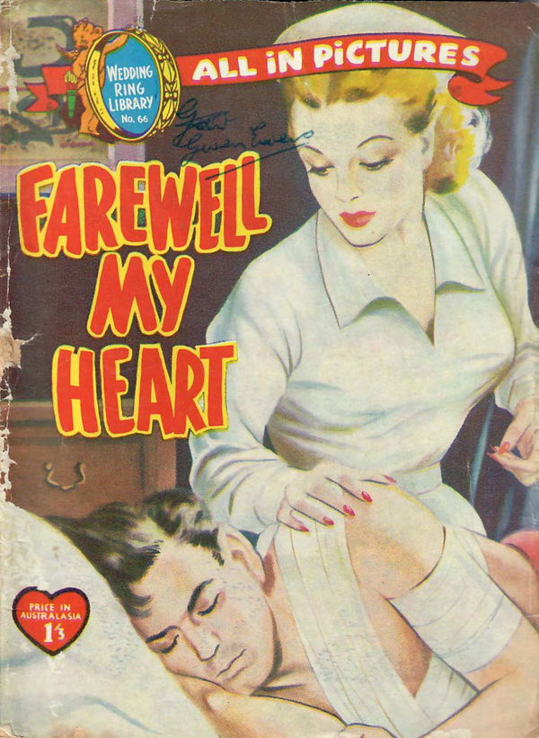 Wedding Ring Library (Jubilee, 1958? series) #66 ([September 1958?]) —Farewell My Heart