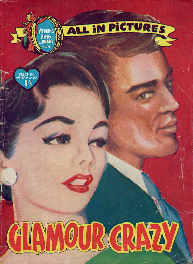 Wedding Ring Library (Jubilee, 1958? series) #71 — Glamour Crazy ([November 1958?])