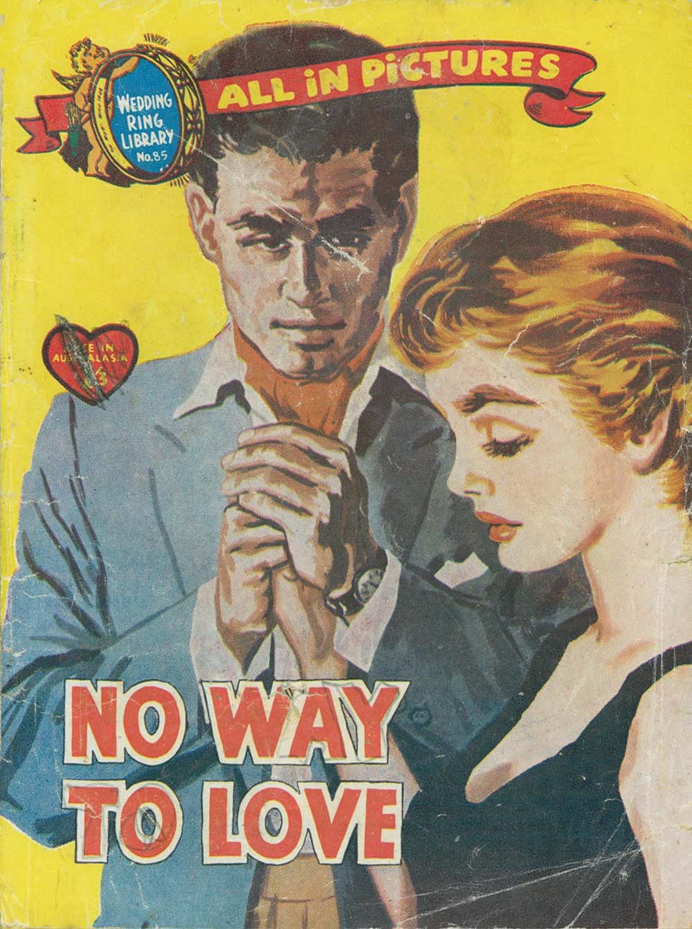 Wedding Ring Library (Jubilee, 1958? series) #85 — No Way to Love ([June 1959?])