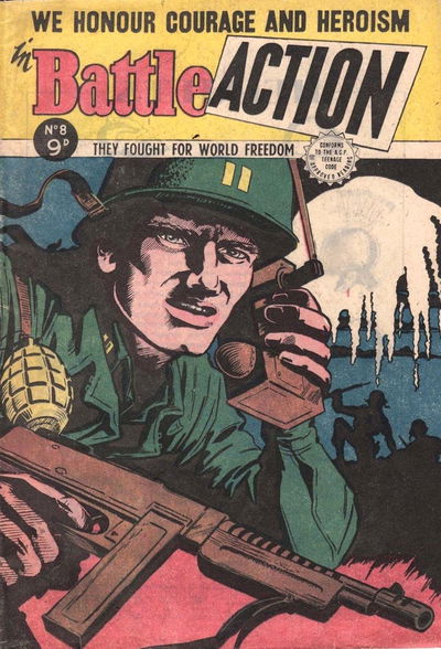 Battle Action (Horwitz, 1954 series) #8 [March 1955?]