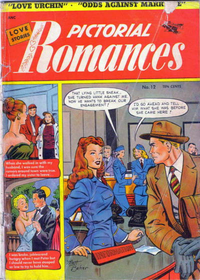 Pictorial Romances (St. John, 1950 series) #12 (March 1952)