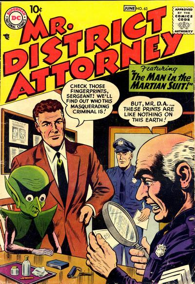 Mr. District Attorney (DC, 1948 series) #63 (May-June 1958)