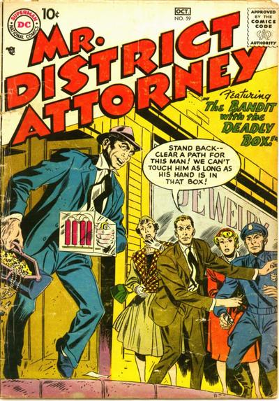 Mr. District Attorney (DC, 1948 series) #59 (September-October 1957)