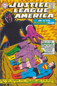 Justice League of America (DC, 1960 series)  #59 (December 1967) — The Justice Leaguers' Impossible Adventure!