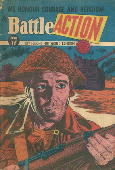 Battle Action (Horwitz, 1954 series) #18 [January 1956?]