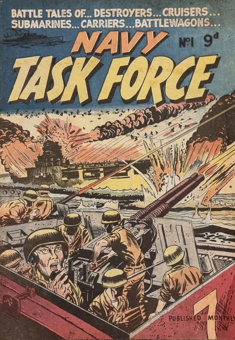 Navy Task Force (Crestwood, 1955 series) #1 ([June 1955])