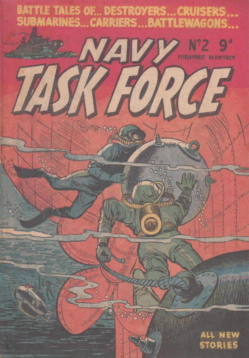 Navy Task Force (Crestwood, 1955 series) #2 ([July 1955?])