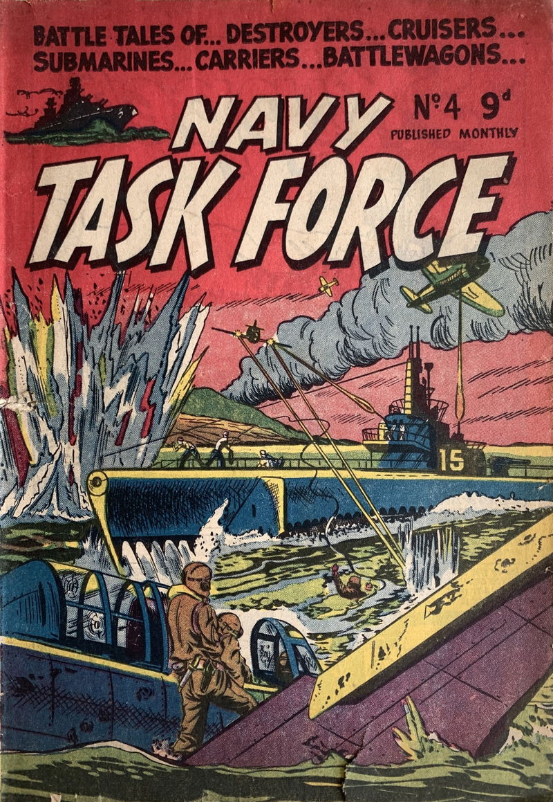 Navy Task Force (Crestwood, 1955 series) #4 ([September 1955?])