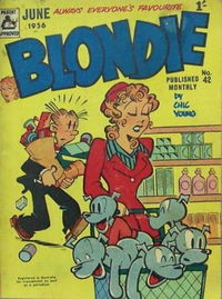 Blondie (ANL, 1953 series) #42 June 1956