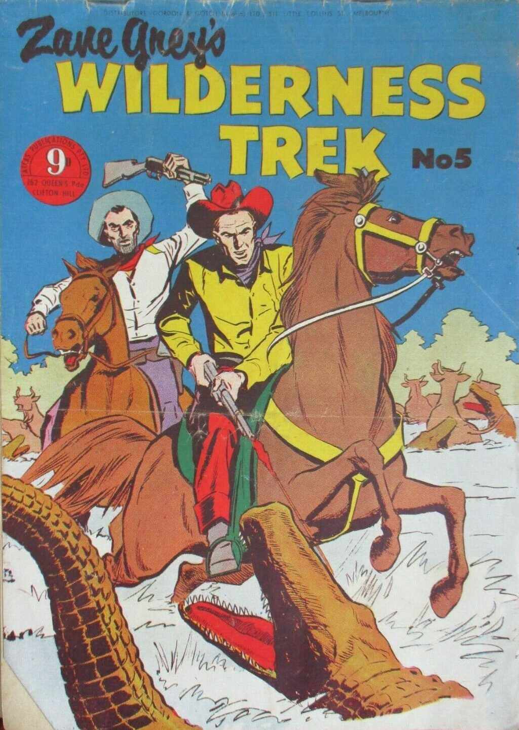 Zane Grey's (Atlas, 1955 series) #5 — Wilderness Trek ([April 1954?])