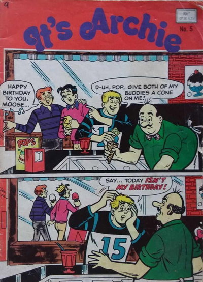 It's Archie  #5 ([September 1986?])