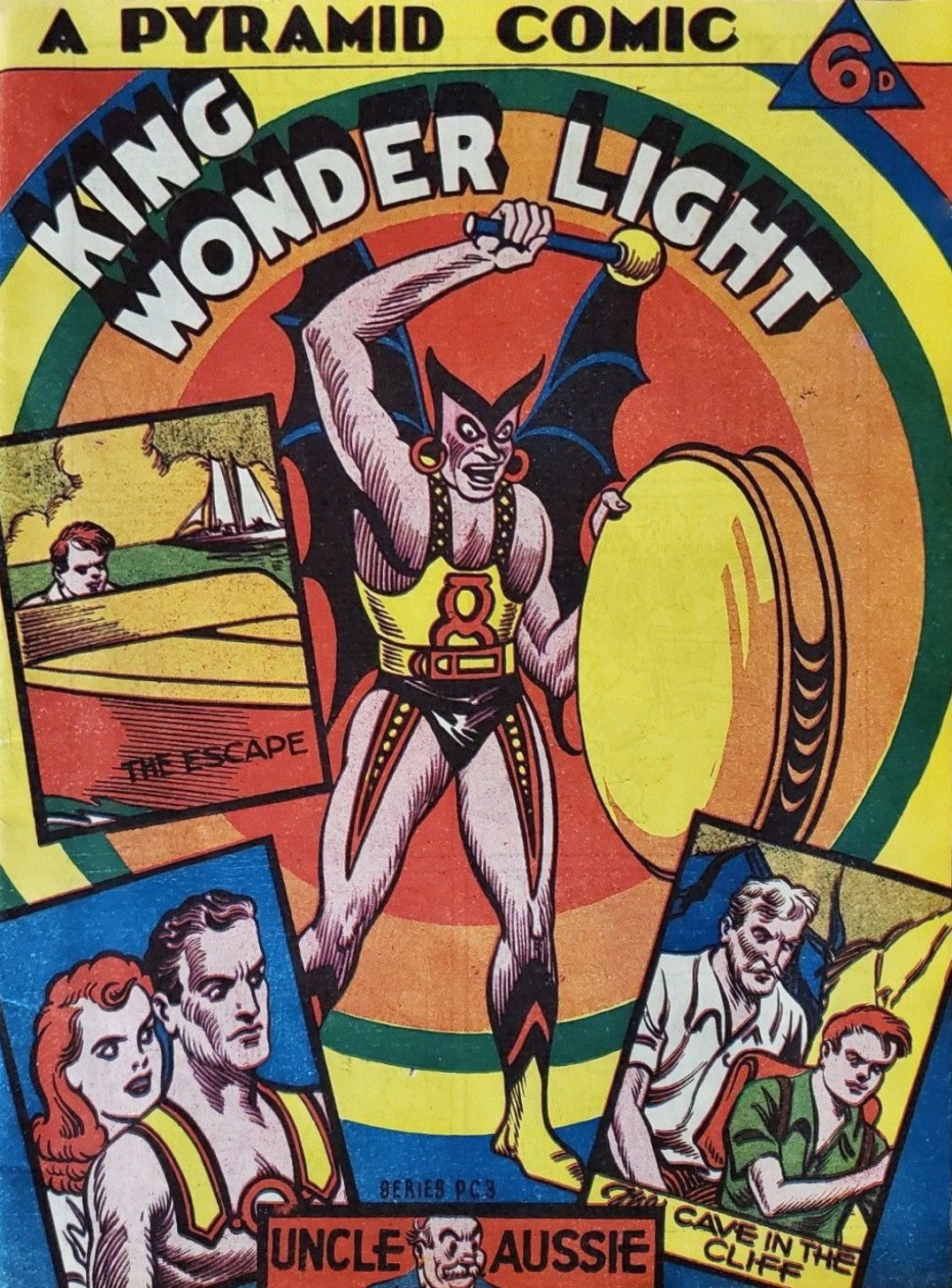 A Pyramid Comic (Pyramid, 1946 series) #3 — King Wonder Light ([July 1947?])