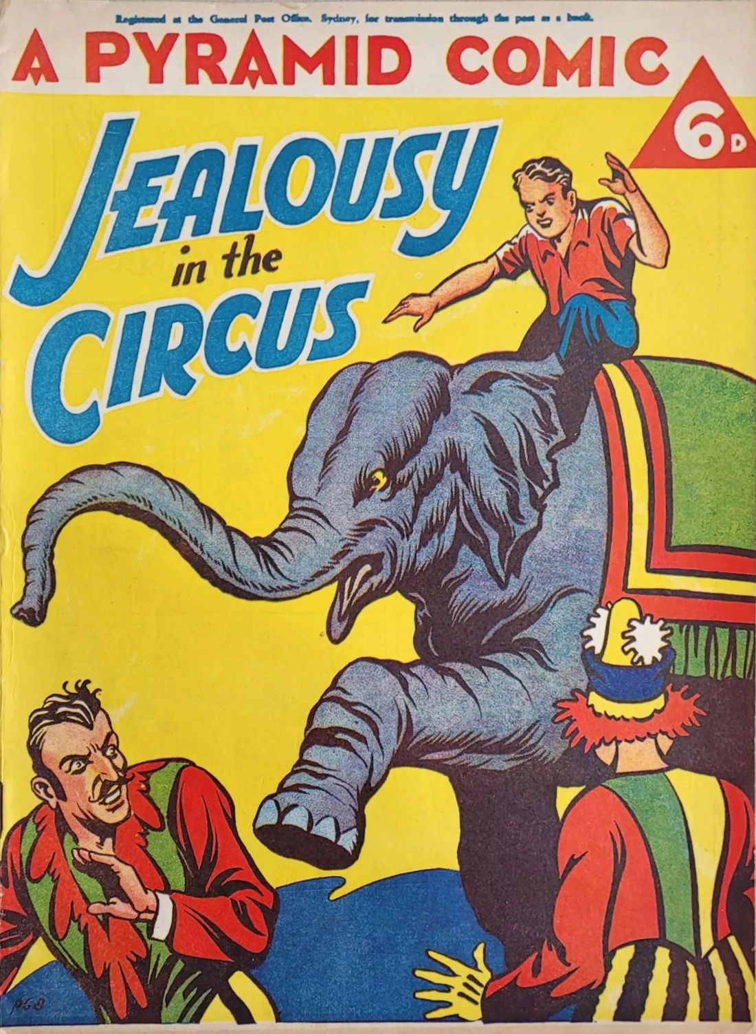 A Pyramid Comic (Pyramid, 1946 series) #8 — Jealousy in the Circus ([December 1947?])